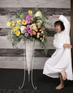 演台花の花の高さ